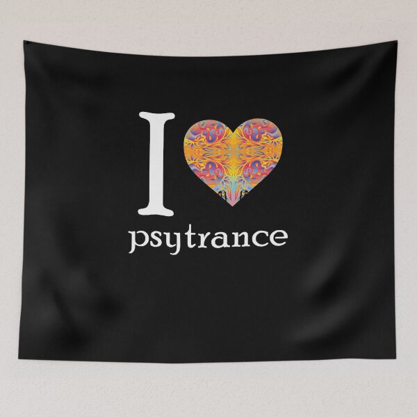 Item preview, I Heart Psytrance designed and sold by theredteacup.