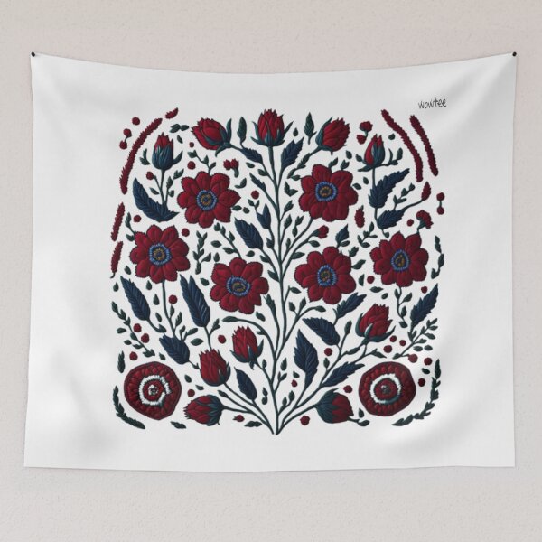 Item preview, Folk art composition #8 designed and sold by wowitsmytshirt.