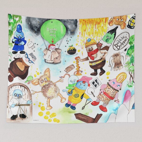 Item preview, Watercolour Mural - The Treacle People designed and sold by The Treacle People.