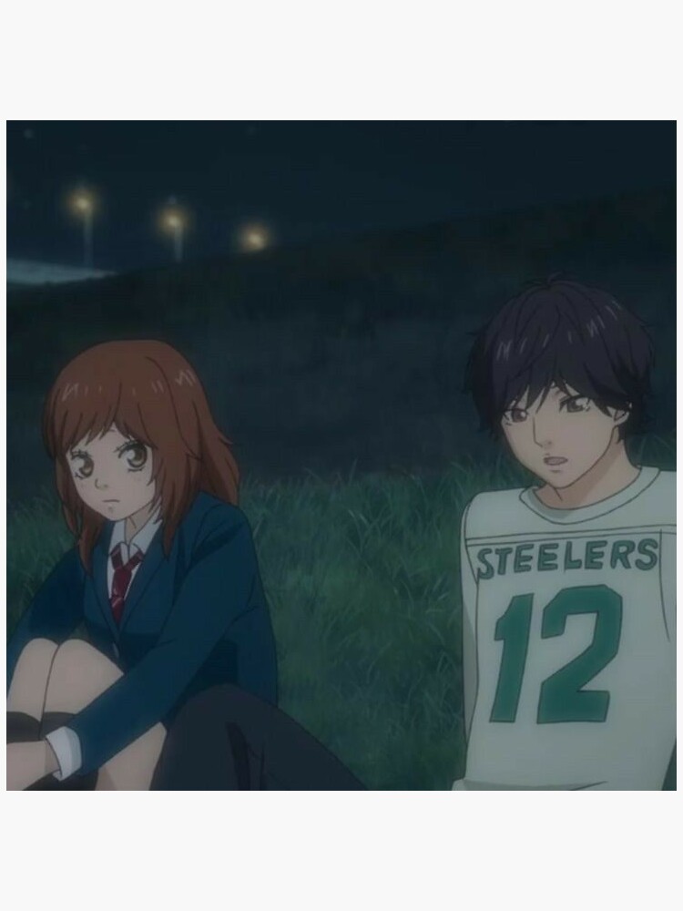 Futaba & Kou ( Ao Haru Ride ) Blue Spring Ride Sticker by babydollmerch