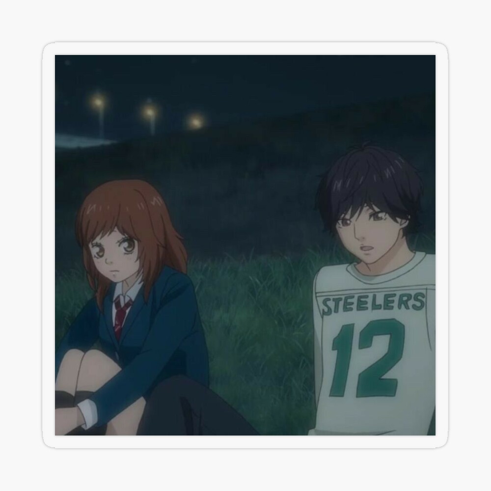 Futaba & Kou ( Ao Haru Ride ) Blue Spring Ride Sticker by babydollmerch