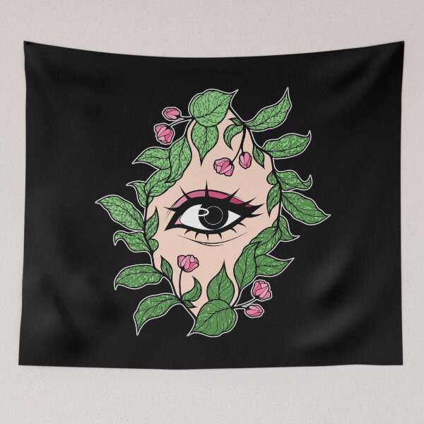 Item preview, Eye Framed by Leaves and Blossoms designed and sold by ObsidianDaz.