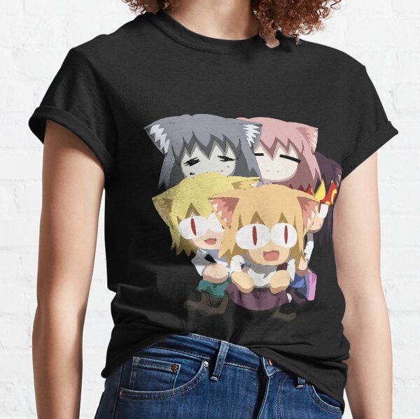 Nichijou - Neko Roblox Anime T Shirts Png,Nichijou Logo - free