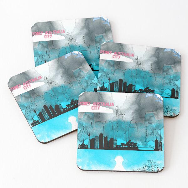 Item preview, Beautiful city "Sydney Australia" BLUE designed and sold by Dearfashion.