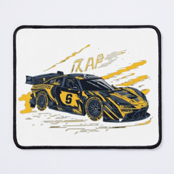 Item preview, Illustration of a racing car at full speed - Racing car art. designed and sold by ProductArtistry.