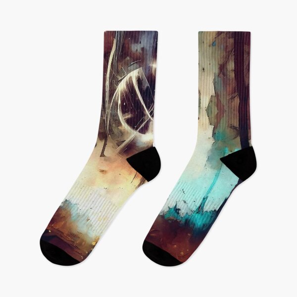 Item preview, Traveler in another dimension world abstract designed and sold by TomFrontierArt.