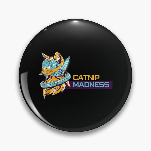 Item preview, Catnip Madness Cyber Edition 2024  Cyber  Neon  Cat designed and sold by WilhelminaFaulk.