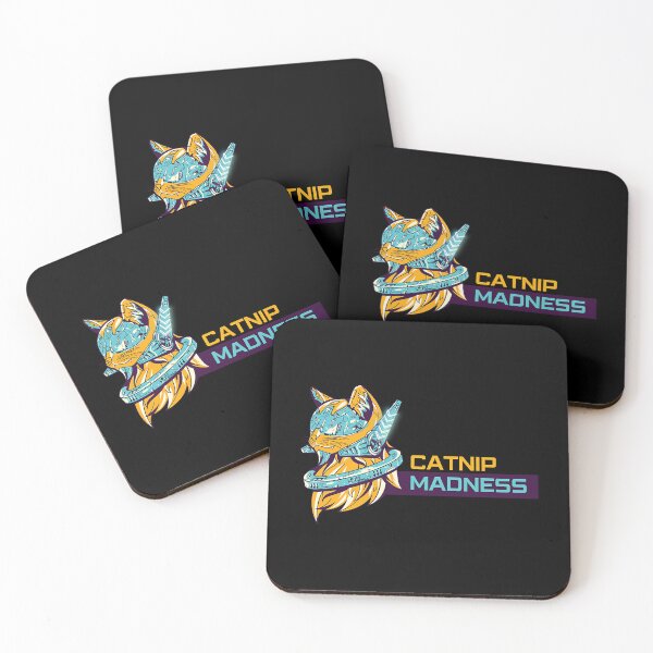 Item preview, Catnip Madness Cyber Edition 2024  Cyber  Neon  Cat designed and sold by WilhelminaFaulk.