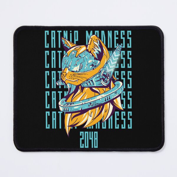 Item preview, Catnip Madness CyberPunk 2048 Edition Cat Futuristic designed and sold by WilhelminaFaulk.
