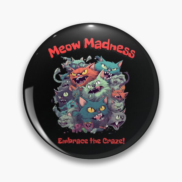 Item preview, Catnip Madness T-shirt, Meow Madness Embrace The Craze!, Funny designed and sold by WilhelminaFaulk.