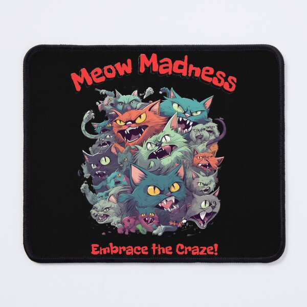 Item preview, Catnip Madness T-shirt, Meow Madness Embrace The Craze!, Funny designed and sold by WilhelminaFaulk.