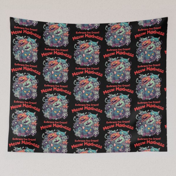 Item preview, Catnip Madness T-shirt, Meow Madness Embrace The Craze!, Funny designed and sold by WilhelminaFaulk.