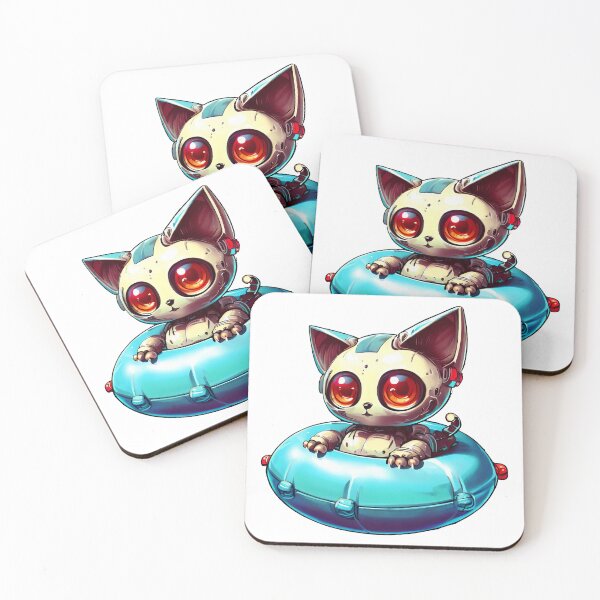 Item preview, Robo-Cat Swimming! designed and sold by kukamatsu.