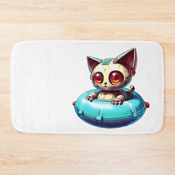 Item preview, Robo-Cat Swimming! designed and sold by kukamatsu.