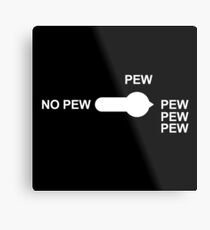 pew pew pistole Metallbild