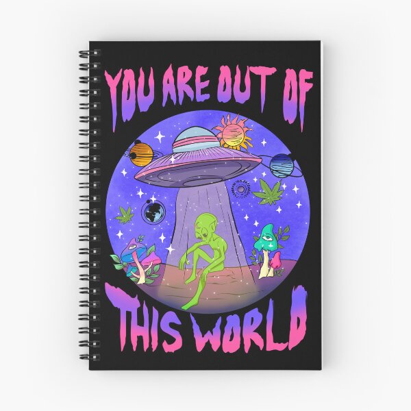 Item preview, "Out of this World" Psychedelic Alien designed and sold by FlawlessSeams.