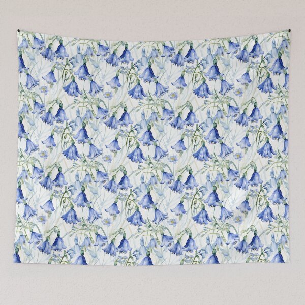 Item preview, Bluebell Seamless Pattern Design designed and sold by CaledoniArt.