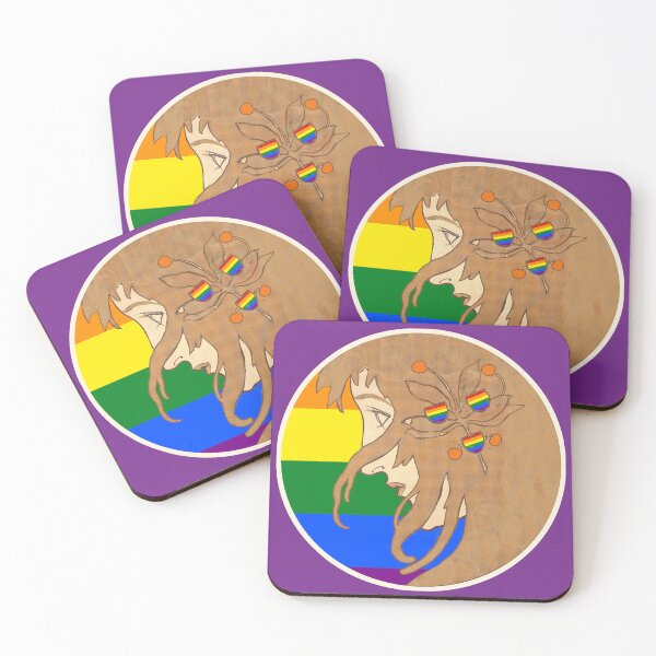 Item preview, Portrait of a (LGBTQIA+) girl, by Koloman Moser.(1897). Derivative work by Mindthecherry designed and sold by MINDTHECHERRY.