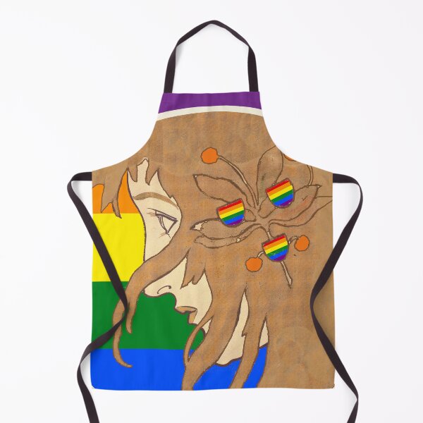 Item preview, Portrait of a (LGBTQIA+) girl, by Koloman Moser.(1897). Derivative work by Mindthecherry designed and sold by MINDTHECHERRY.