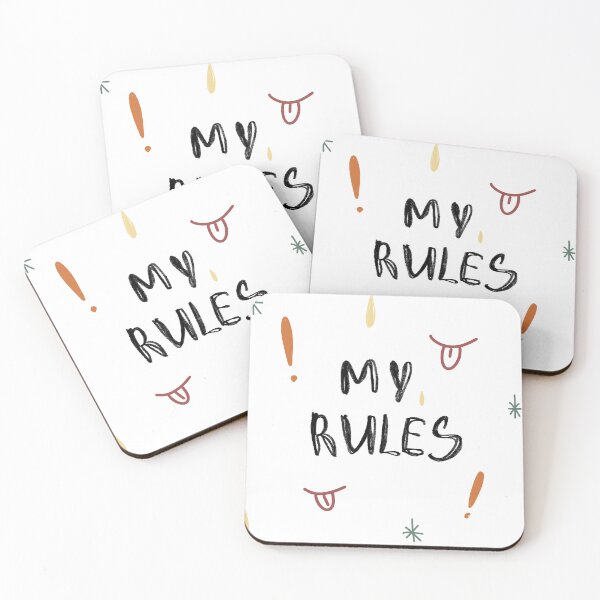 Item preview, My rules motivation phrase funny simple sketch  designed and sold by Yana Mustafina | Boho Soulful Designs.