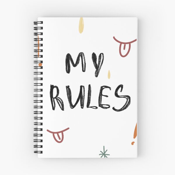 Item preview, My rules motivation phrase funny simple sketch  designed and sold by Yana Mustafina | Boho Soulful Designs.
