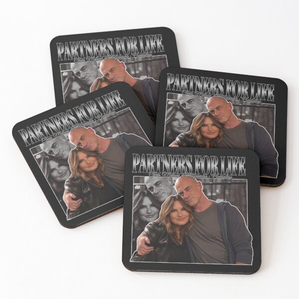 Item preview, Partners for Life Mariska Hargitay and Chris Meloni 90s Inspired Vintage Homage    designed and sold by baronpatter.