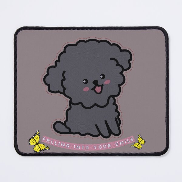 Item preview, Smiling Puppy - Black Toy Poodle designed and sold by Moonody Designs.