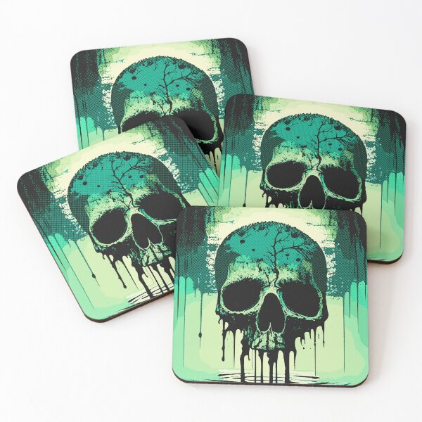 Item preview, skull head illustration art work  designed and sold by mixreality.