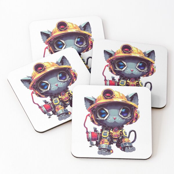 Item preview, Robo-Cat Firefighter! designed and sold by kukamatsu.