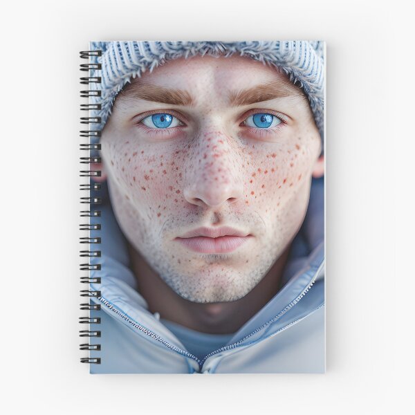 Item preview, Freckled young man in cold weather designed and sold by ansaharju.