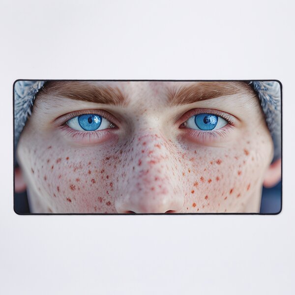 Item preview, Freckled young man in cold weather designed and sold by ansaharju.