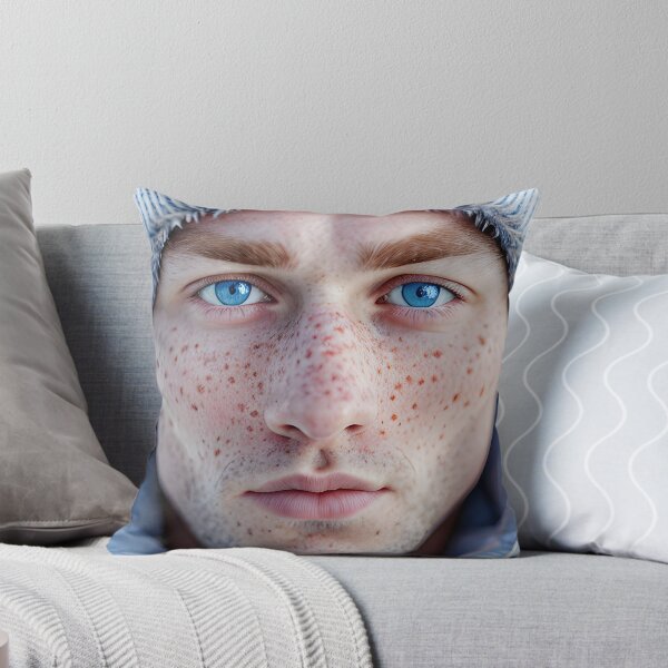 Item preview, Freckled young man in cold weather designed and sold by ansaharju.