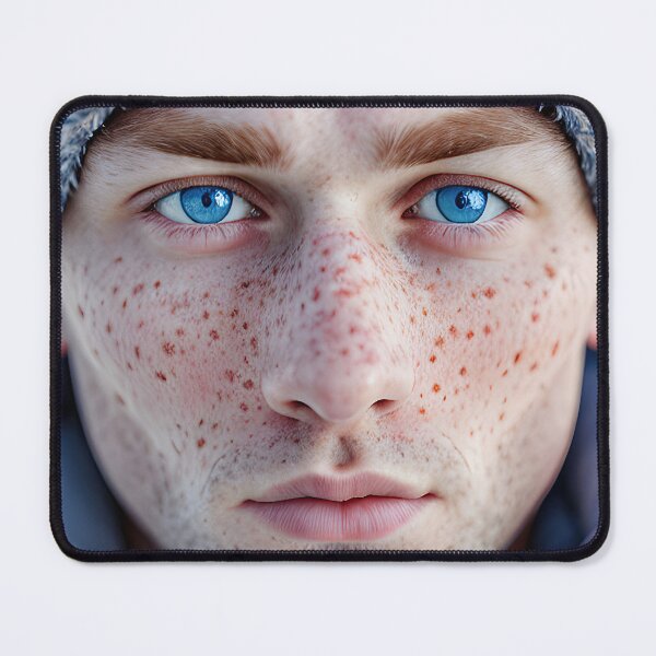 Item preview, Freckled young man in cold weather designed and sold by ansaharju.