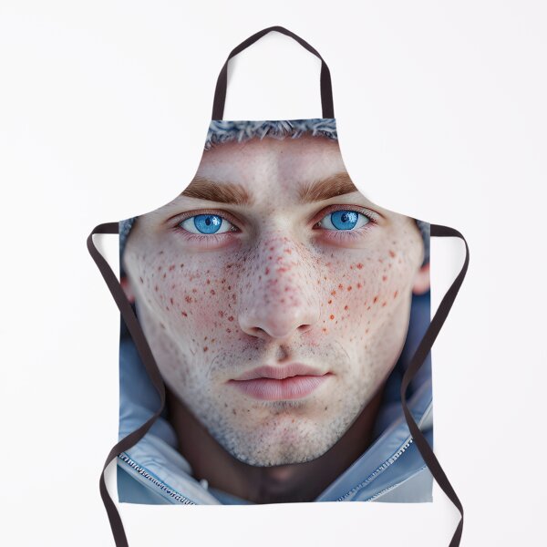 Item preview, Freckled young man in cold weather designed and sold by ansaharju.
