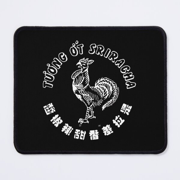 Item preview, Sriracha Hot Sauce Logo Large White designed and sold by keatondavi-es.