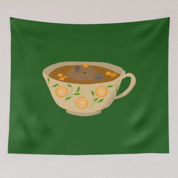 Item preview, capybara in a teacup 	 	 designed and sold by smefdkbd10.