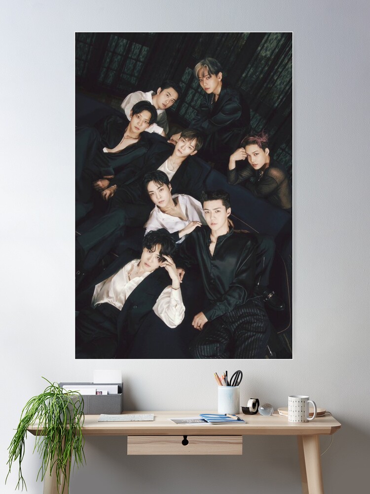 EXO cream soda ot9 kpop boy group poster 