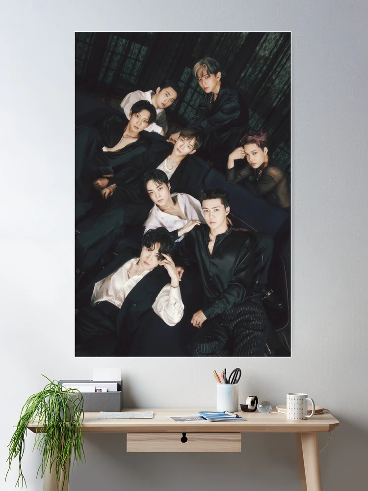 EXO cream soda ot9 kpop boy group poster 