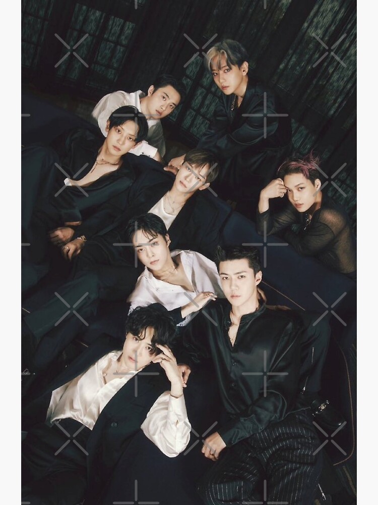 EXO cream soda ot9 kpop boy group poster 