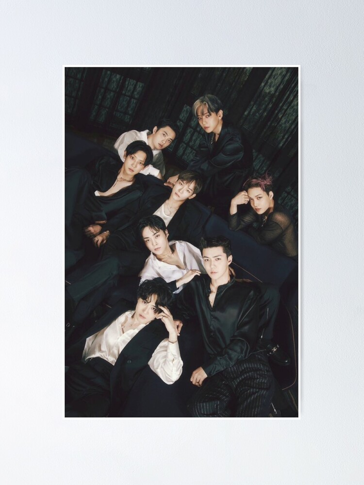 EXO cream soda ot9 kpop boy group poster 