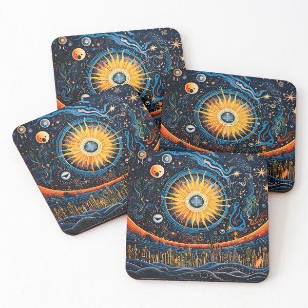 Item preview, Cosmos in Colors VII: A Celestial Mural Merging Galaxies, Stars and Constellations. designed and sold by InsaneLEDP.