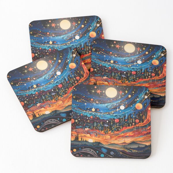 Item preview, Cosmos in Colors IX: A Celestial Mural Merging Galaxies, Stars and Constellations. designed and sold by InsaneLEDP.