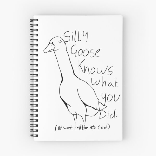 Aperçu de l'œuvre Silly Goose sait ce que tu as fait. créée et vendue par RiskyBicky.