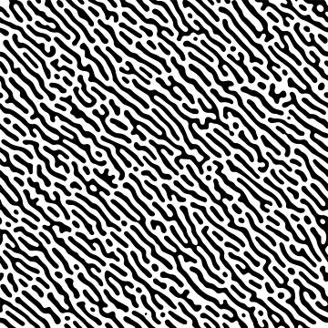 Artwork thumbnail, Unique Angled Turing Pattern by PatternsFTW