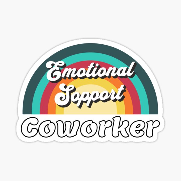 Emotional Support Coworker Butterfly Pin | Redbubble