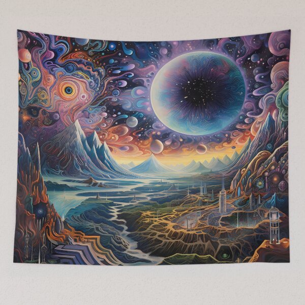 Item preview, Cosmos in Colors XII: A Celestial Mural Merging Galaxies, Stars and Constellations. designed and sold by InsaneLEDP.