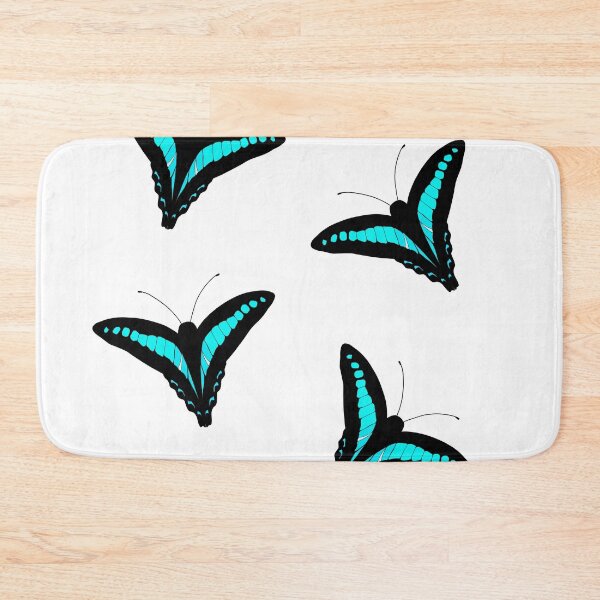 Item preview, Common Bluebottle / Blue Triangle swallowtail butterflies designed and sold by AmeliaTsang.