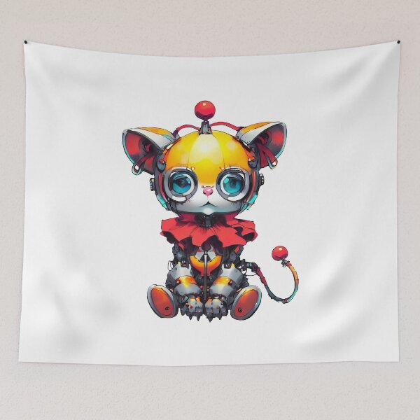 Item preview, Robo-Cat Clown! designed and sold by kukamatsu.