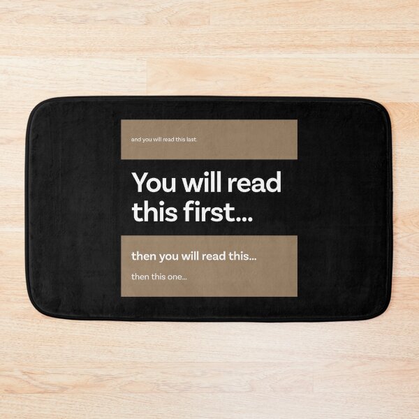 Item preview, You will read this first v.4 designed and sold by x1brett.