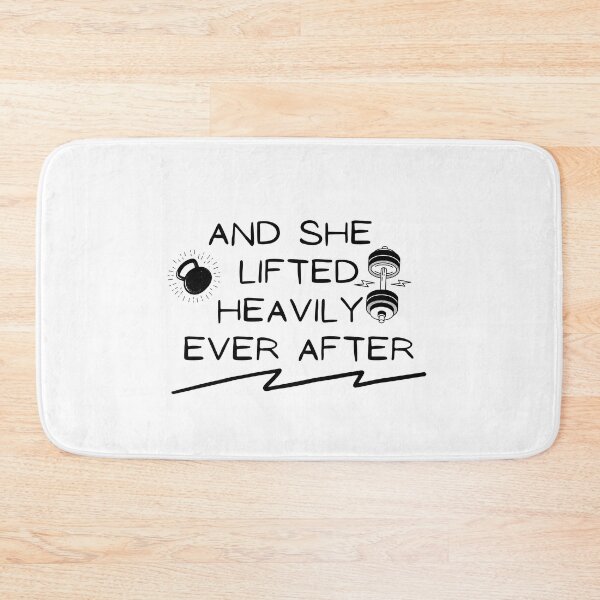 Item preview,    And She Lifted Heavily Ever After     - Funny Workout Motivation Quote designed and sold by unique things.